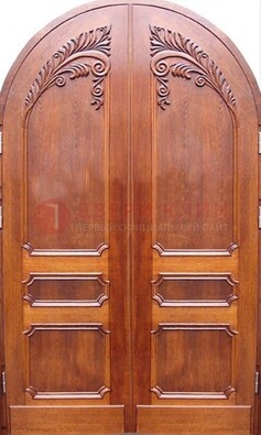 Металлическая арочная дверь ДА-9 в салон красоты в Талдоме