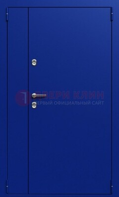 Синяя тамбурная дверь ДТМ-23 в Талдоме