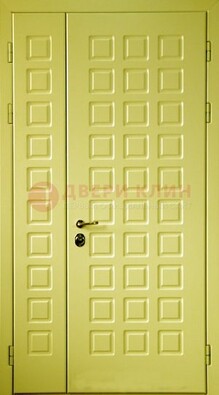 Салатовая тамбурная дверь ДТМ-28 в Талдоме
