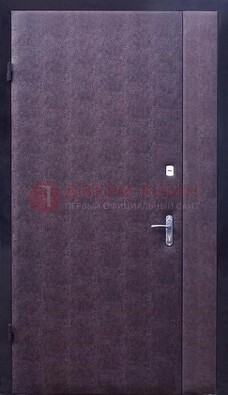 Бордовая металлическая тамбурная дверь ДТМ-3 в Талдоме
