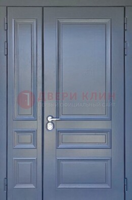Темно-серая железная дверь с виноритом ДВТ-242 в Талдоме