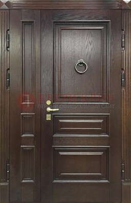 Полуторная металлическая дверь с виноритом ДВТ-253 в Талдоме